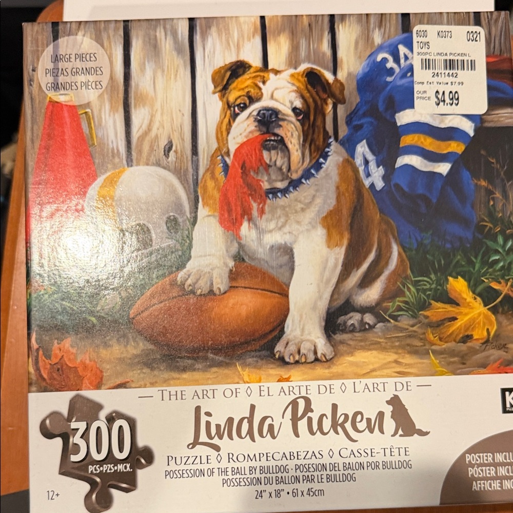 Linda Picken Bulldog Puzzle